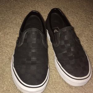 Checked vans